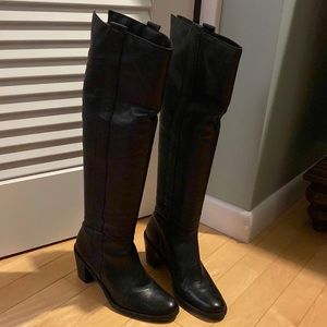 Matisse over knee black leather boots.  7.5